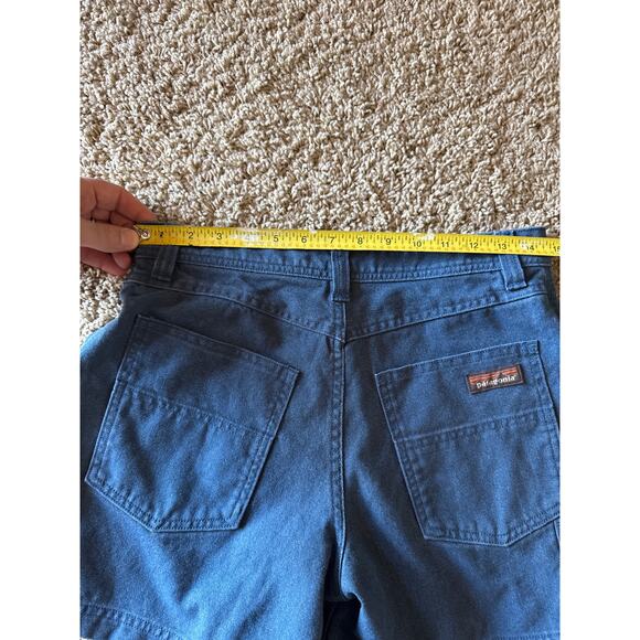 Patagonia Blue Canvas Size 6 Work Shorts - Picture 6 of 8
